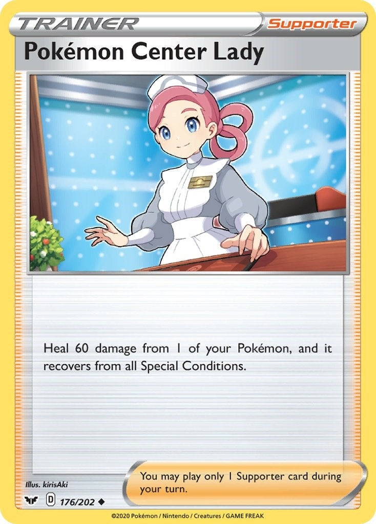 Pokemon Center Lady (176/202) [SWSH01]
