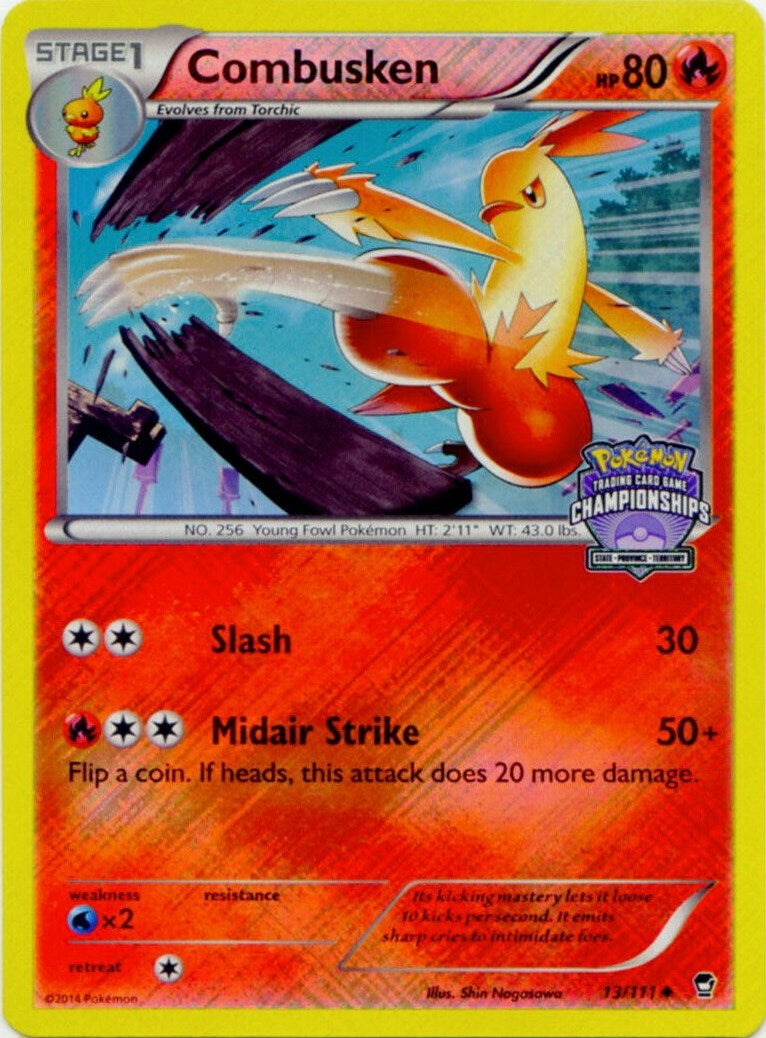 Combusken - 13/111 (State Championships) (013/111) (League & Championship Cards)