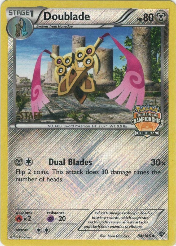 Doublade 84 146 Regional Championships Staff (084/146) [PR]