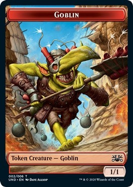 Goblin Giant Teddy Bear Double sided Token [UND]