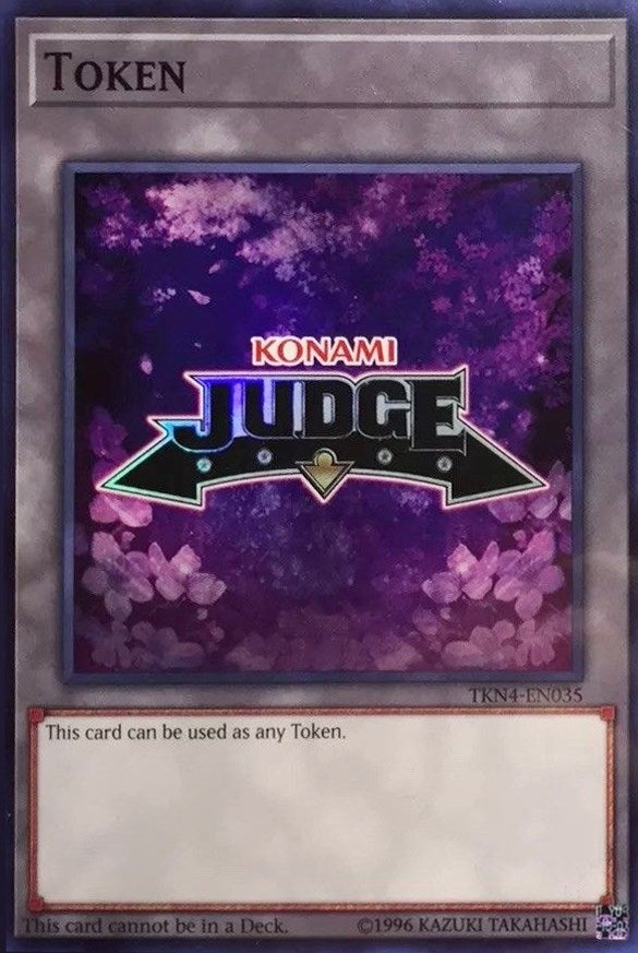 Official Judge Token TKN4 EN035 (TKN4-EN035) [JPRC]