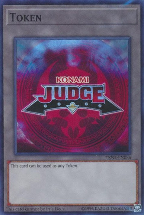 Official Judge Token TKN4 EN036 (TKN4-EN036) [JPRC]