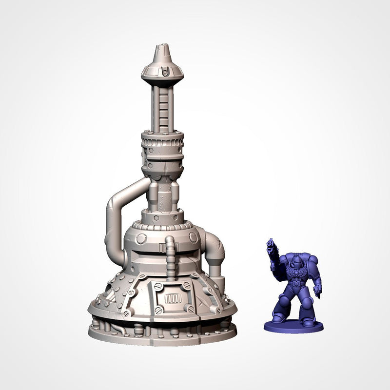 Industrial Sector 3D printed terrain view 20