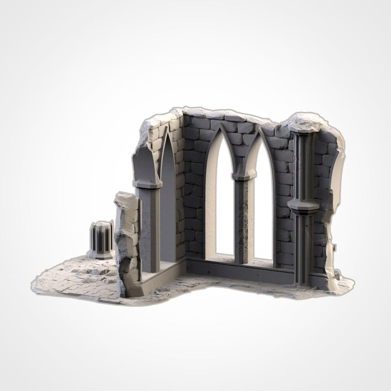 Temple Ruins 3D printed terrain view 20