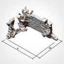 Abandoned Ruins GW 10th 3D printed terrain view 20