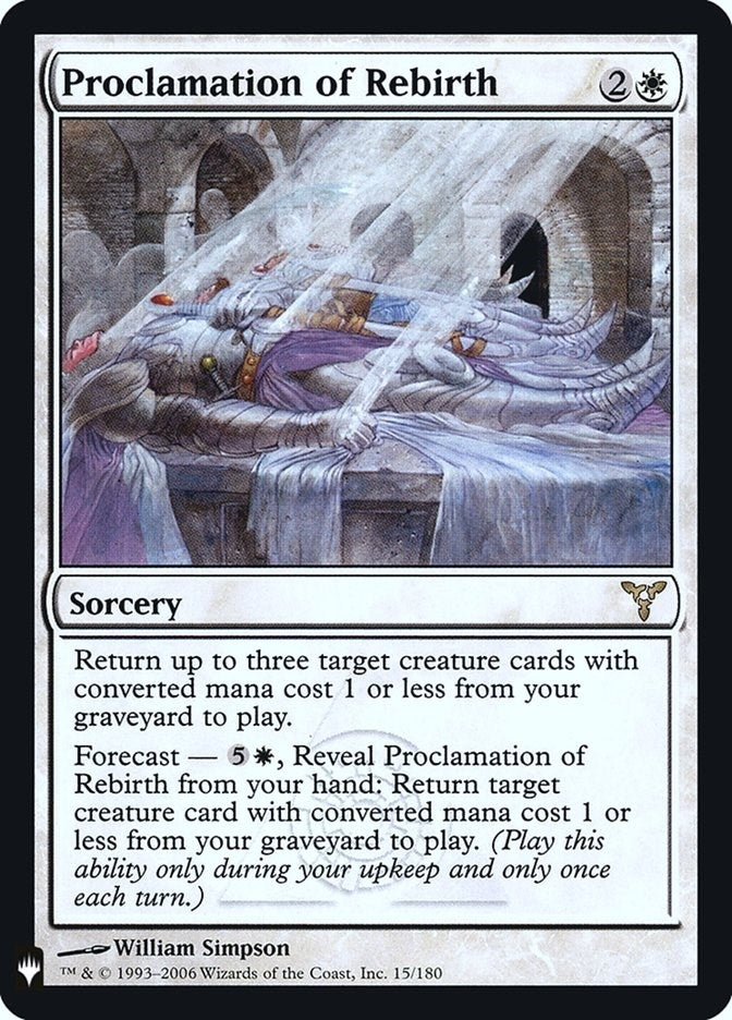 Proclamation of Rebirth (15) [LIST]