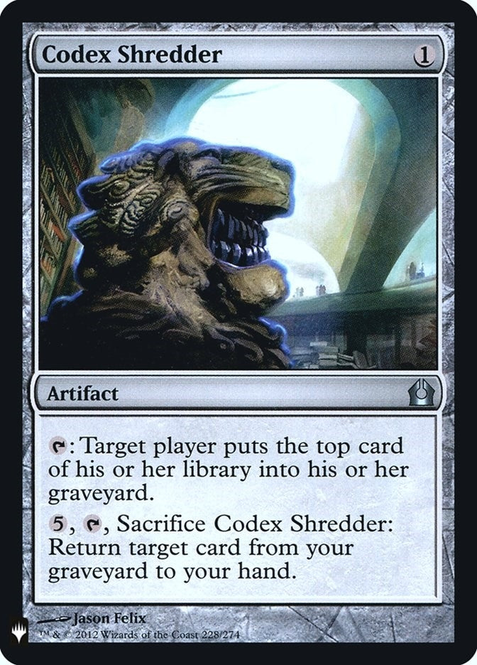 Codex Shredder (228) [LIST]