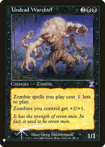 Undead Warchief (52) [LIST]