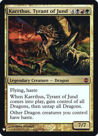 Karrthus Tyrant of Jund (117) [LIST]