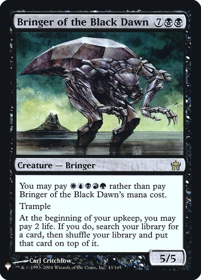 Bringer of the Black Dawn (43) [LIST]
