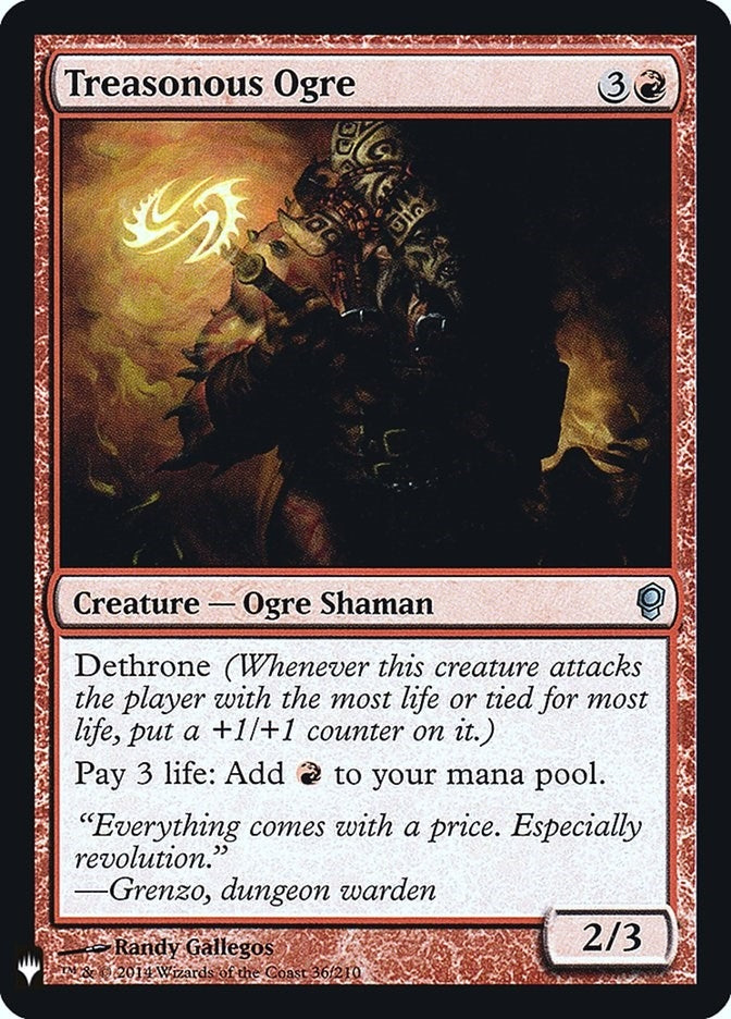 Treasonous Ogre (36) [LIST]