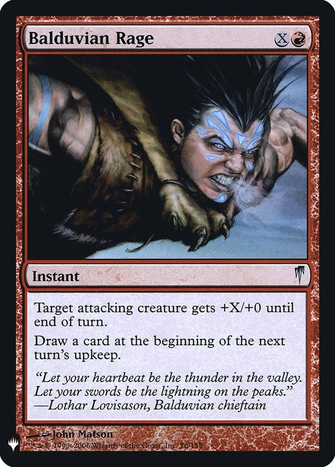 Balduvian Rage (76) [LIST]