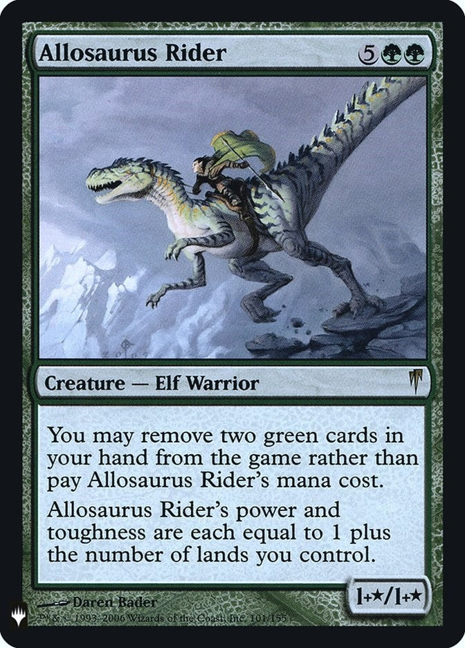 Allosaurus Rider (101) [LIST]