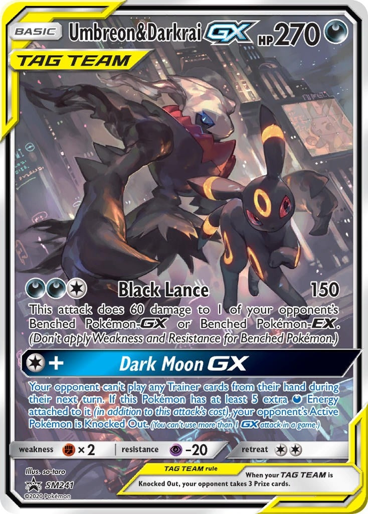 Umbreon and Darkrai GX SM241 (SM241) [SMP]