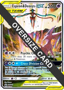 Espeon and Deoxys GX Oversized SM240 SM Black Star Promo (SM240) [PR]
