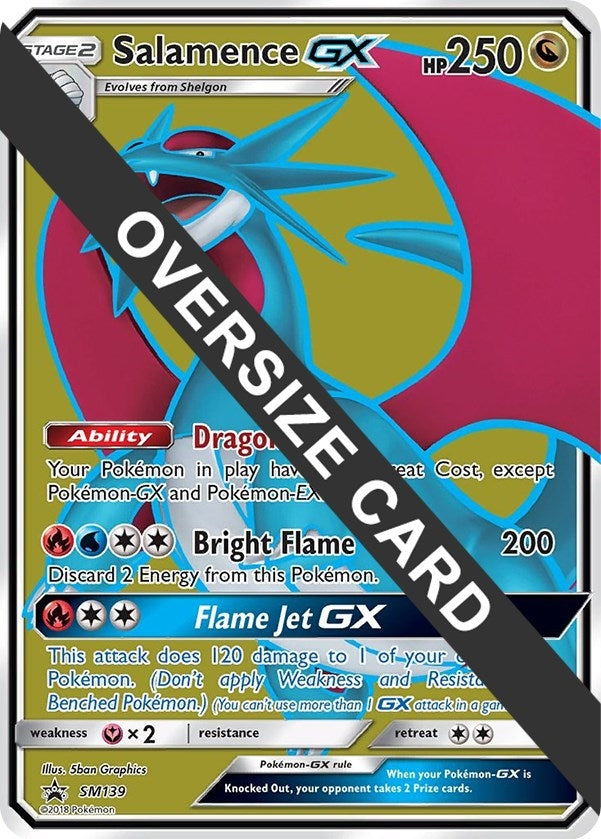 Salamence GX SM139 SM Black Star Promo (SM139) [PR]