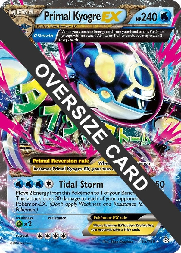 Primal Kyogre EX 55 160 (055/160) [PR]