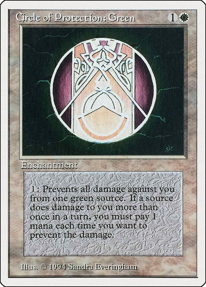 Circle of Protection: Green [Summer Magic / Edgar]