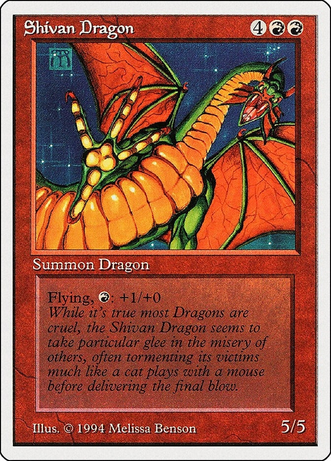 Shivan Dragon (177) [SUM]