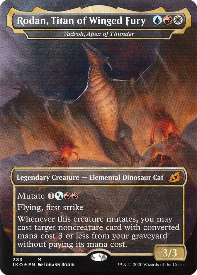 Rodan Titan of Winged Fury Vadrok Apex of Thunder (383) [IKO]