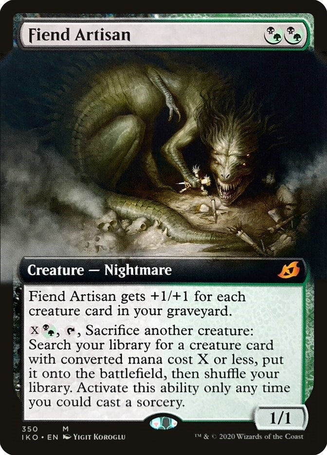 Fiend Artisan Extended Art (350) [IKO]