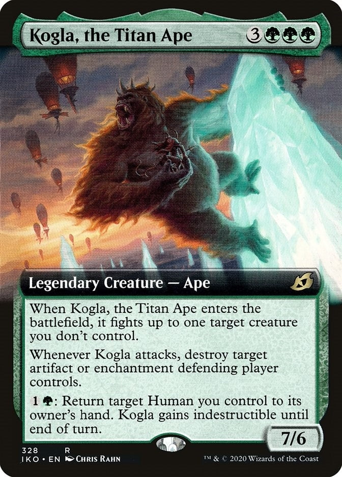 Kogla the Titan Ape Extended Art (328) [IKO]