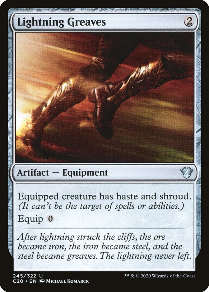 Lightning Greaves (245) [C20]