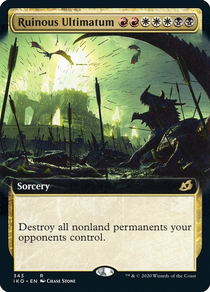 Ruinous Ultimatum Extended Art (343) [IKO]