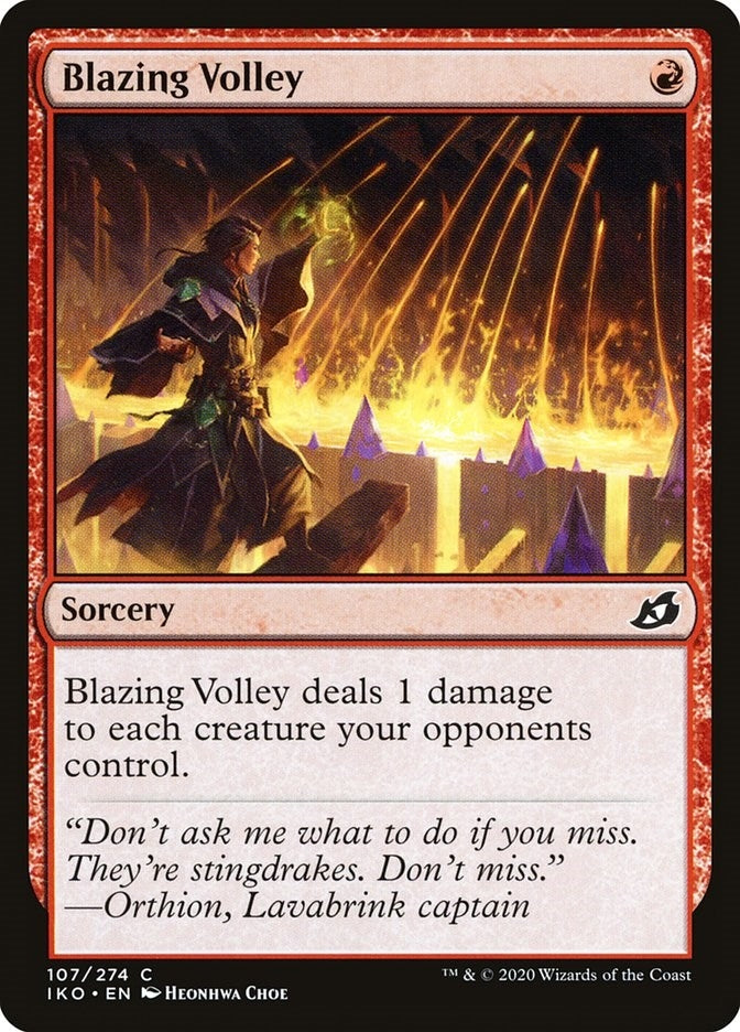 Blazing Volley (107) [IKO]