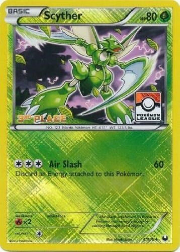 Scyther 4 108 Pokemon League 3rd Place (004/108) [PR]