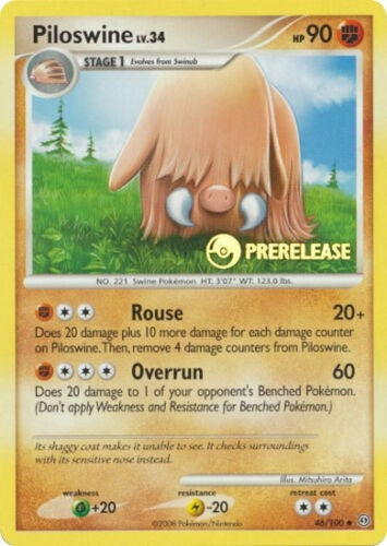 Piloswine 46 100 Prerelease (46/100) [PR]