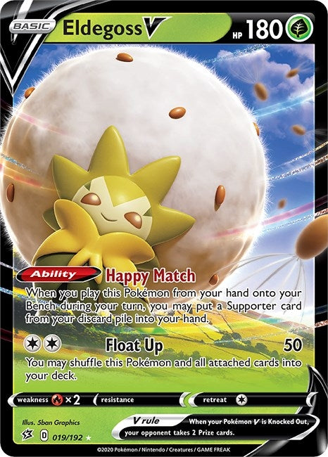 Eldegoss V (019/192) (SWSH02: Rebel Clash)