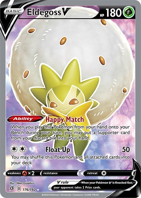 Eldegoss V Full Art (176/192) [SWSH02]