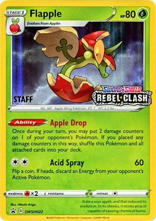 Flapple SWSH022 Prerelease Staff (SWSH022) [SWSD]