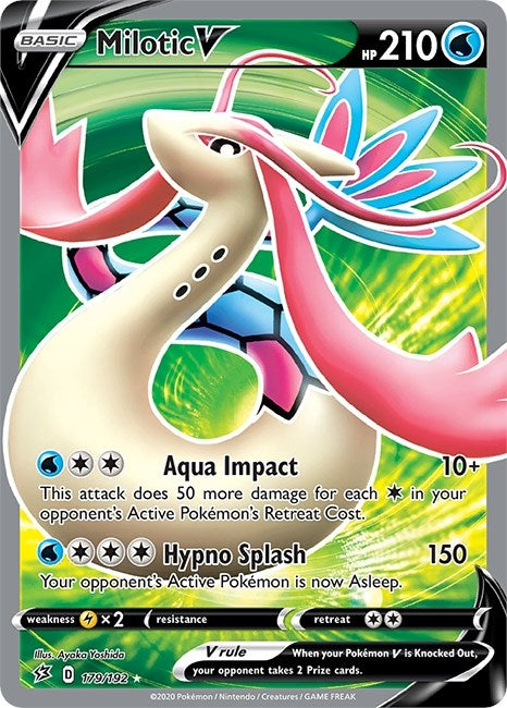 Milotic V Full Art (179/192) [SWSH02]