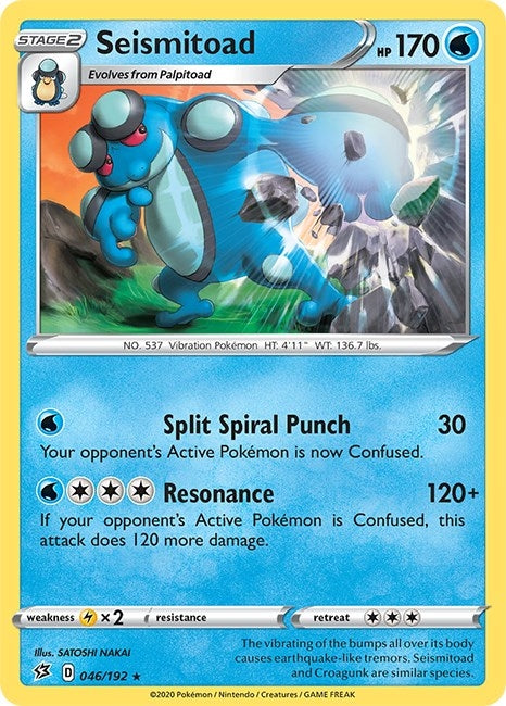 Seismitoad (046/192) [SWSH02]