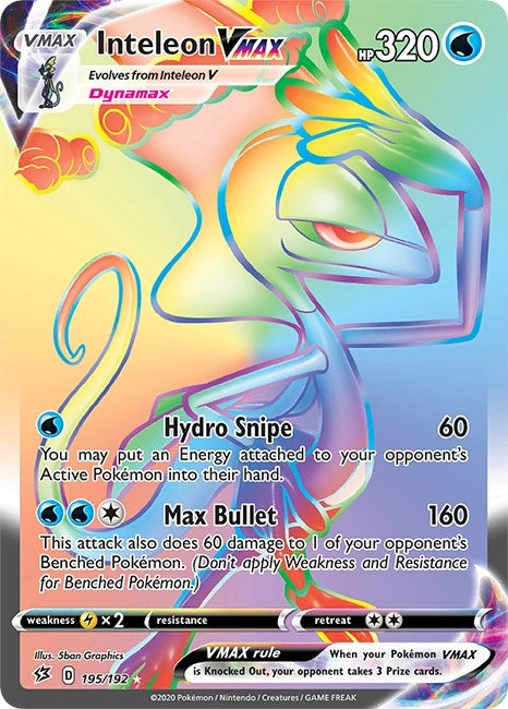 Inteleon VMAX Secret (195/192) [SWSH02]