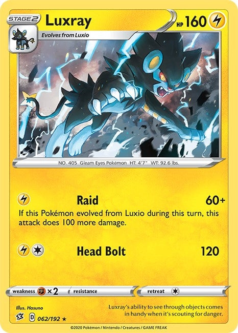 Luxray (062/192) [SWSH02]