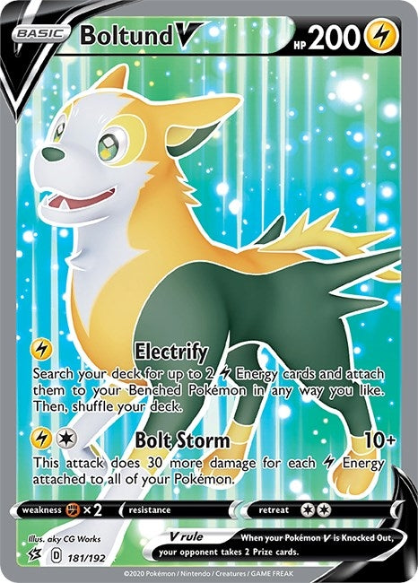 Boltund V Full Art (181/192) [SWSH02]