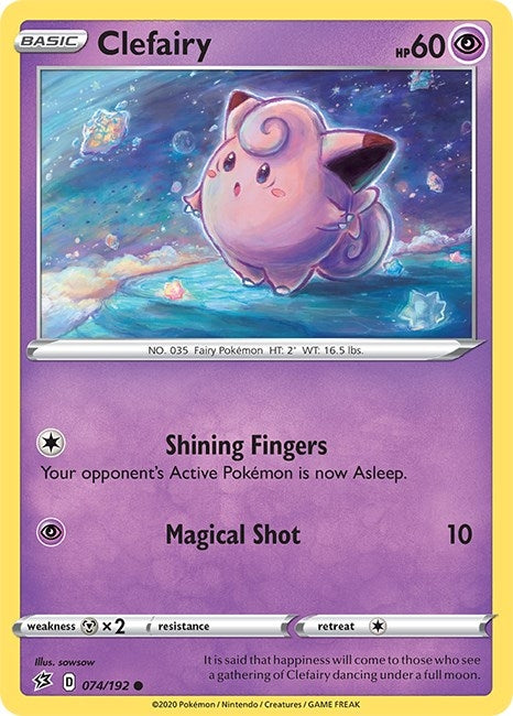 Clefairy (074/192) (SWSH02: Rebel Clash)