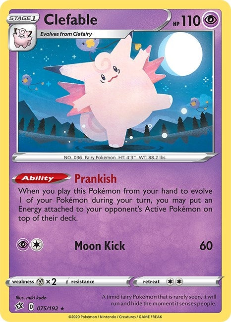 Clefable (075/192) (SWSH02: Rebel Clash)