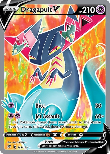 Dragapult V Full Art (183/192) [SWSH02]