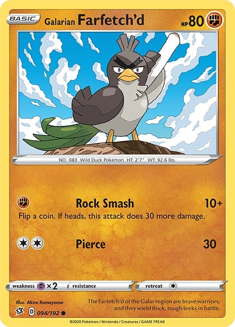 Galarian Farfetchd (094/192) [SWSH02]