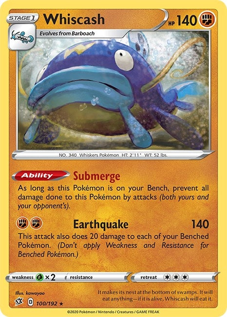 Whiscash (100/192) [SWSH02]