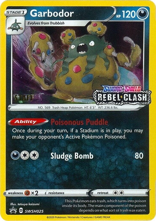 Garbodor SWSH025 Prerelease Staff (SWSH025) [SWSD]