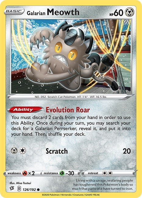Galarian Meowth (126/192) [SWSH02]
