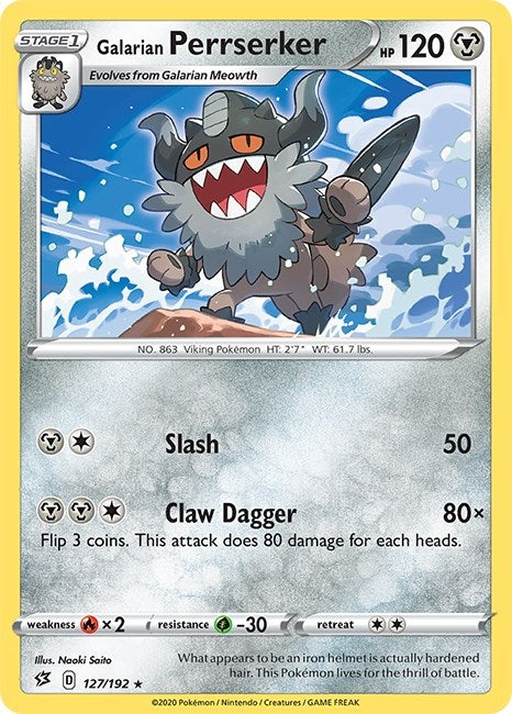 Galarian Perrserker (127/192) [SWSH02]