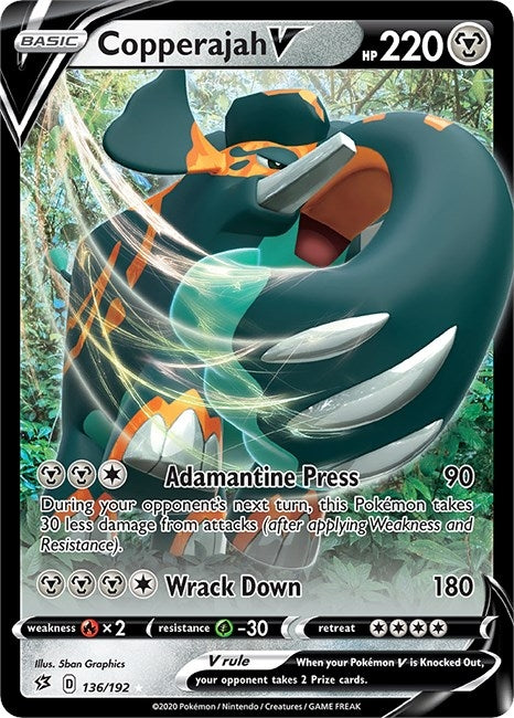Copperajah V (136/192) (SWSH02: Rebel Clash)