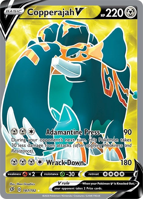 Copperajah V Full Art (187/192) [SWSH02]