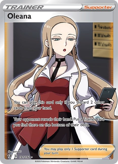 Oleana Full Art (191/192) [SWSH02]